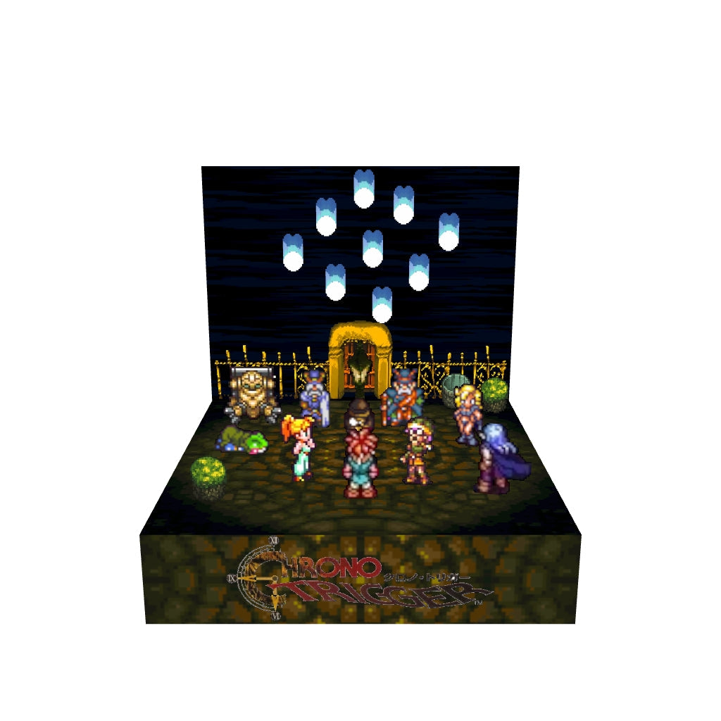 Chrono Trigger End of Time inspired memory diorama cube 3D model