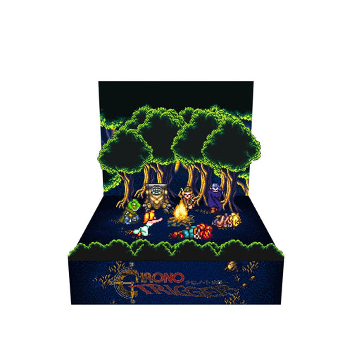 Chrono Trigger Forest inspired memory diorama cube 3D model