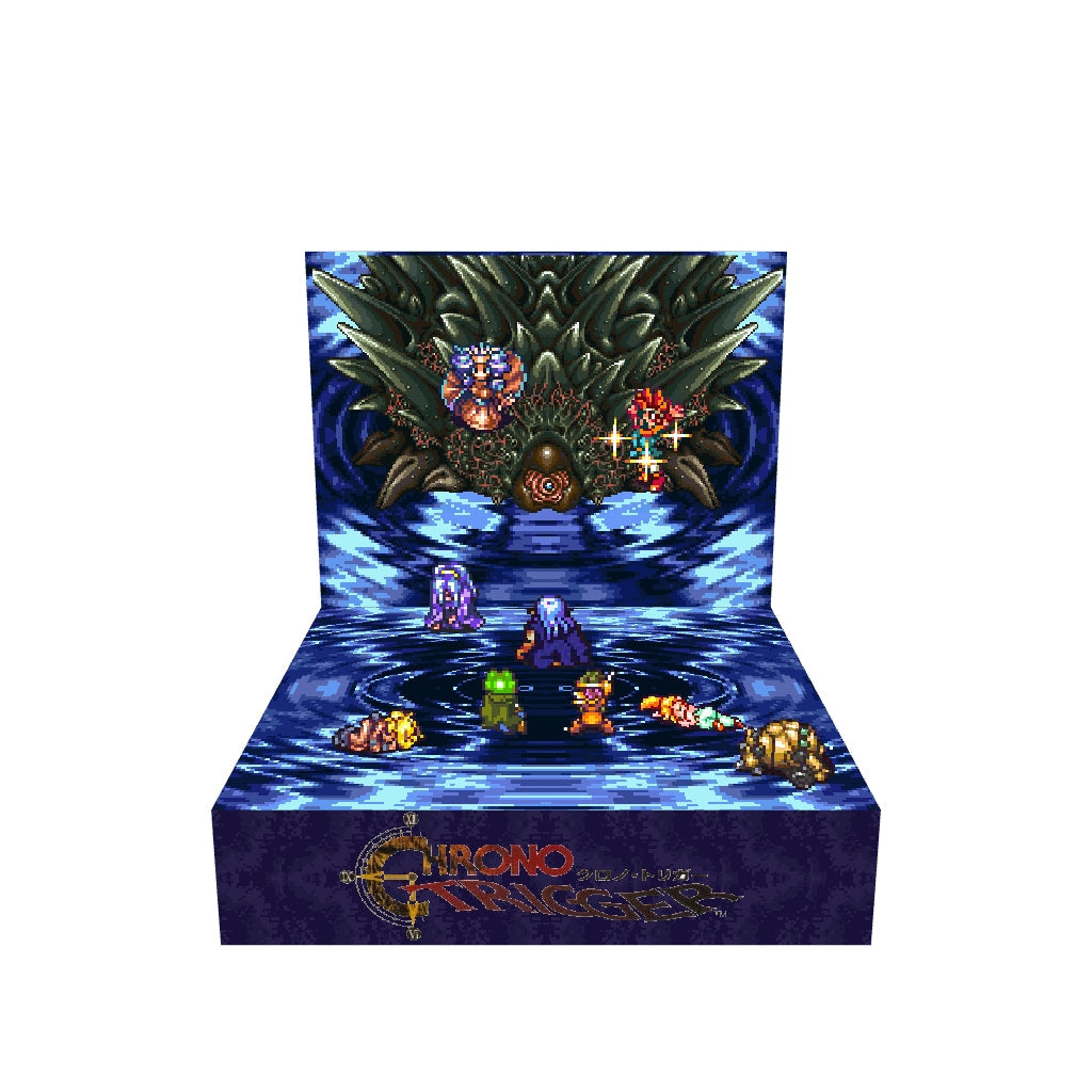 Chrono Trigger Chrono Sacrifice inspired memory diorama cube 3D model