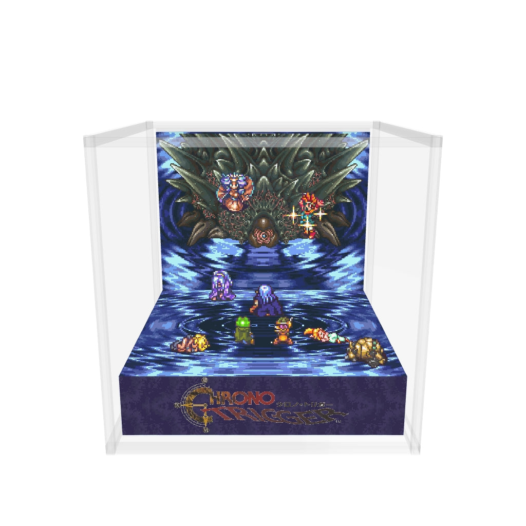 Chrono Sacrifice Chrono Trigger case version inspired memory diorama cube 3D model