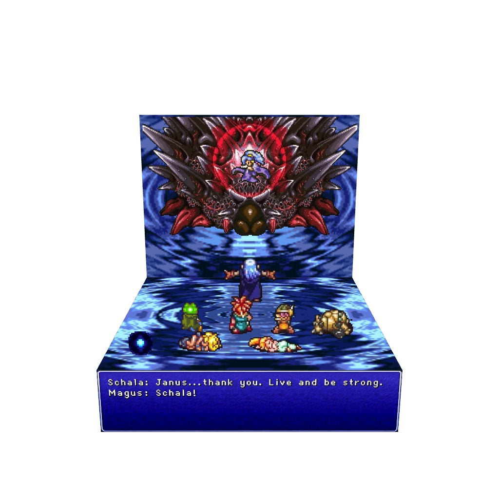 Chrono Trigger Dream Devour inspired memory diorama cube updated 3D model