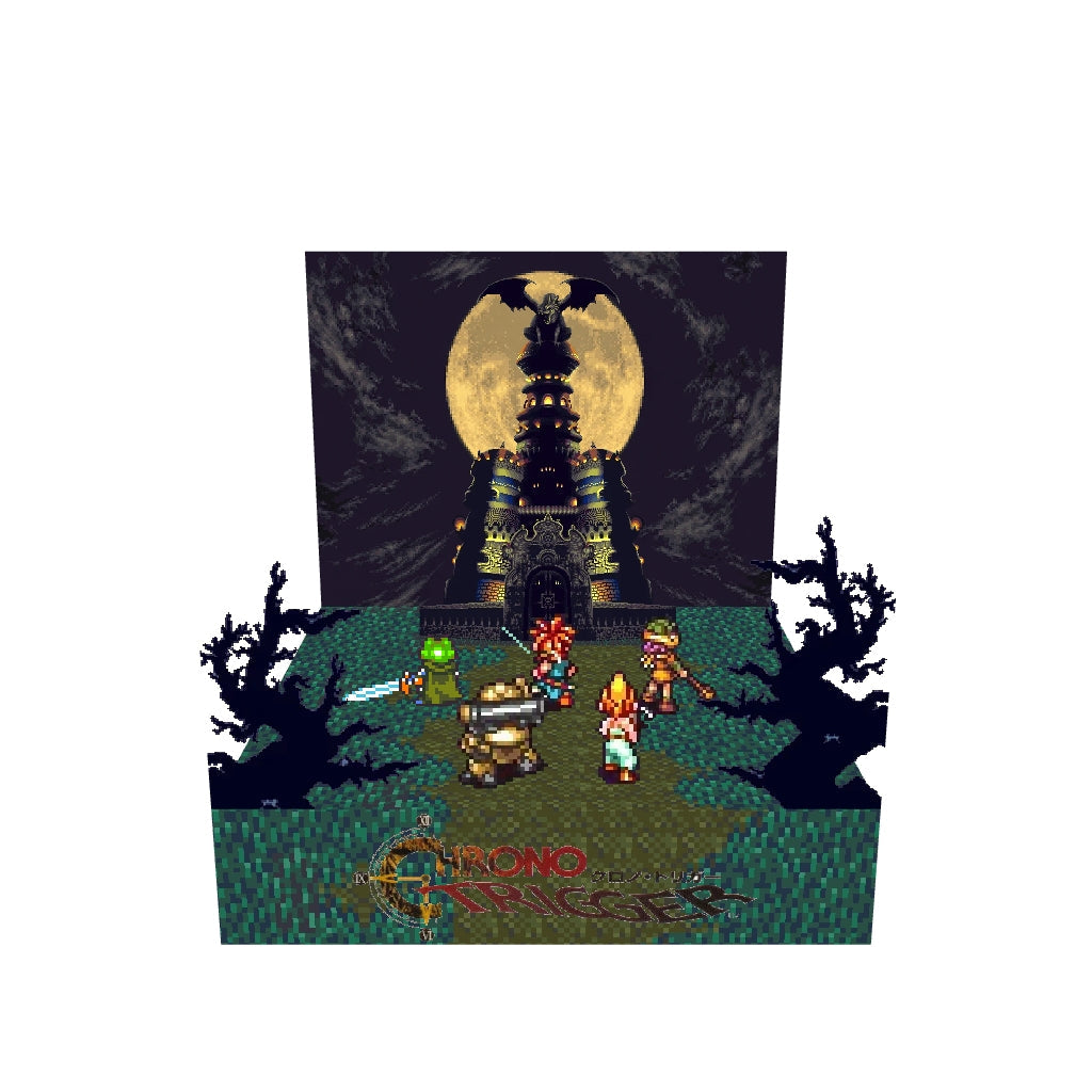 Chrono Trigger Magus Tower inspired memory diorama cube 3D model