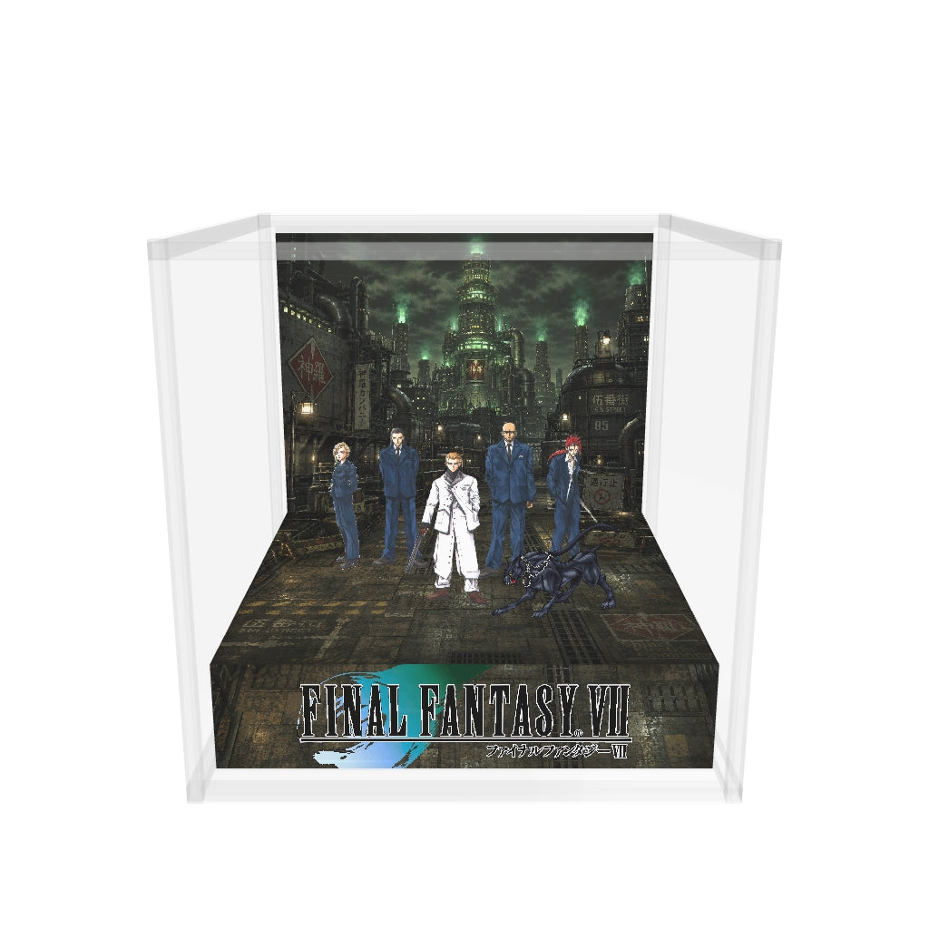 Final Fantasy 7 Shinra Crew and Turks inspired memory diorama cube