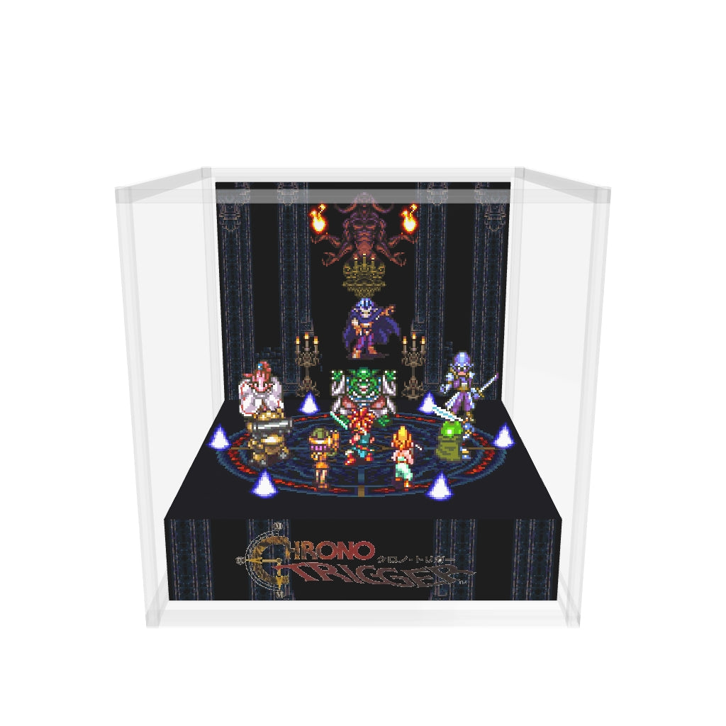 Chrono Trigger Team Magus case version inspired memory diorama cube 3D model