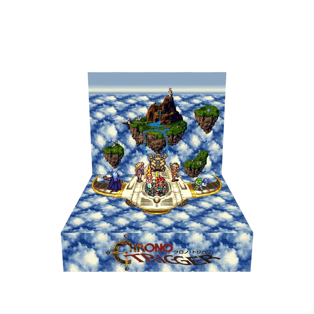Chrono Trigger Zeal Kingdom inspired memory diorama cube 3D model