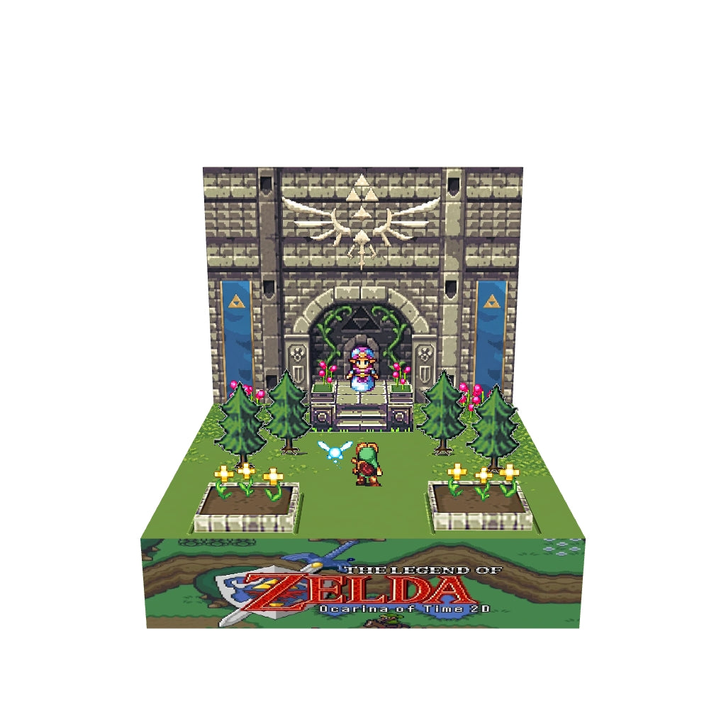 Ocarina of Time inspired memory diorama cube updated 3D model