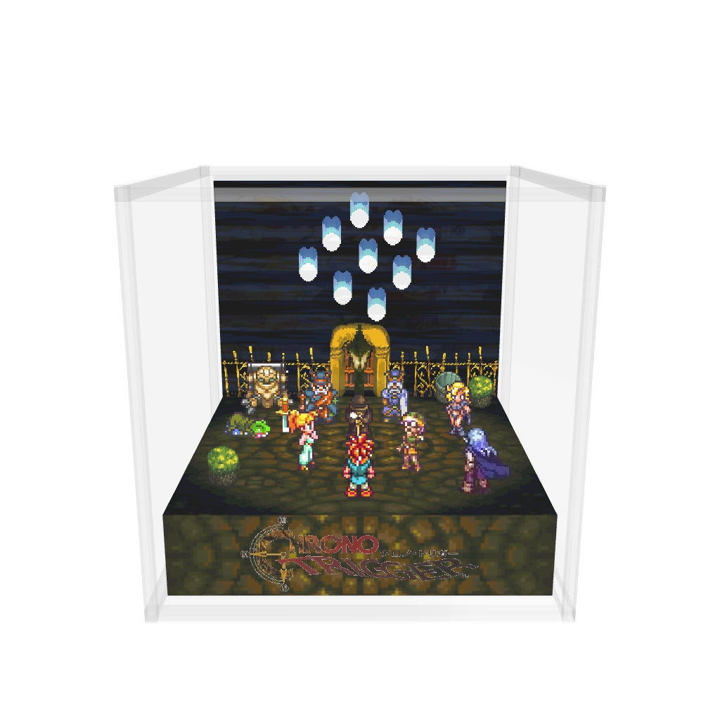 Chrono Trigger End of Time case version inspired memory diorama cube 3D model